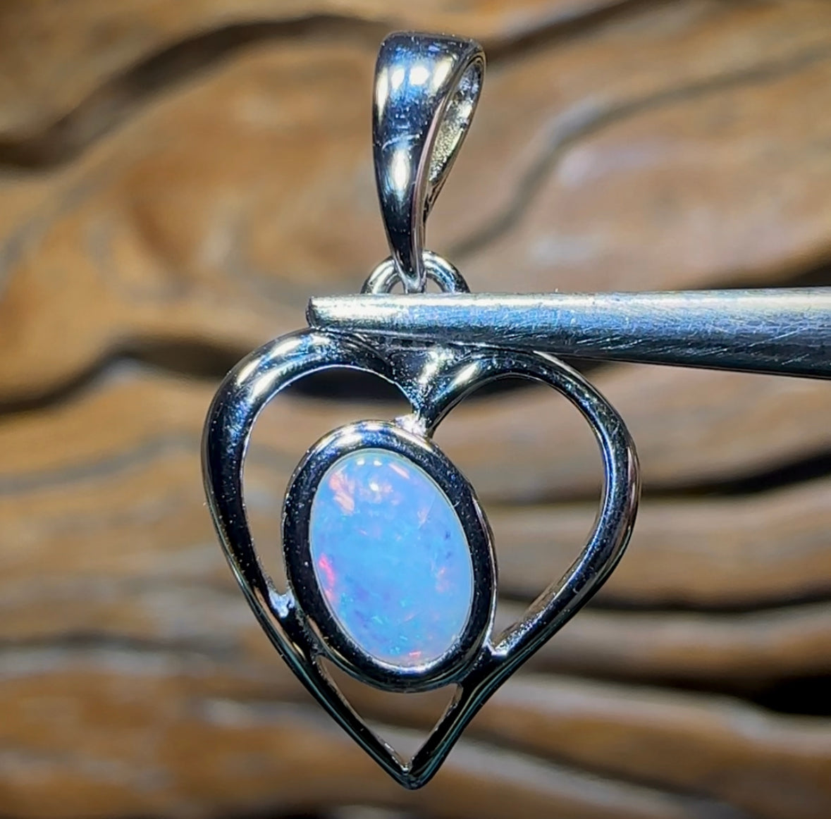 🔒Sterling Silver - WHOLESALE 9 PIECE PENDANT PARCEL. South Australian Solid Opal Jewellery