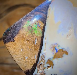 Solid Queensland Boulder Opal Pendant