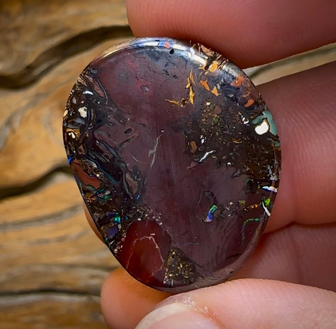 37cts - Tribal Koroit Nut Opal. Australian Boulder Opal - Opal Whisperers