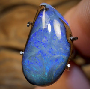 🔨 AUCTION 🔨 No Reserve 3.4cts - Queensland Boulder Seam Opal from Winton. Australian Opal