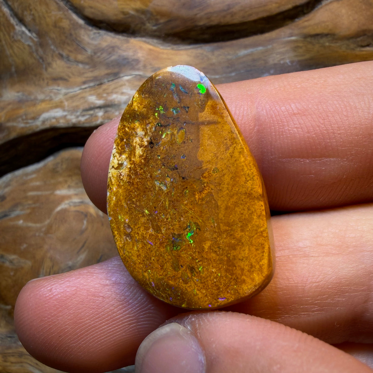 Wild Card! 30.3cts - Tribal Yowah Nut Opal. Australian Opal