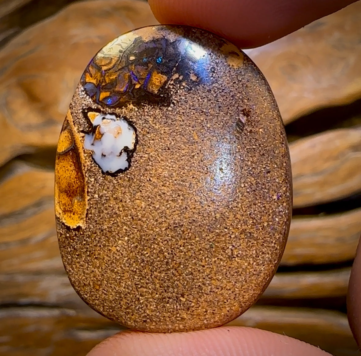 62.6cts - Tribal Yowah Nut Opal. Australian Opal