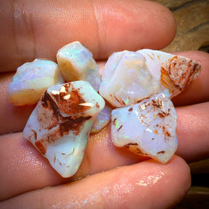 71.3cts - 7x South Australian Opal Rough Parcel