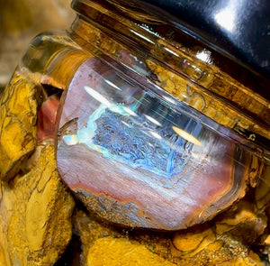 127.6g - Jar of Rough Australian Boulder Opal