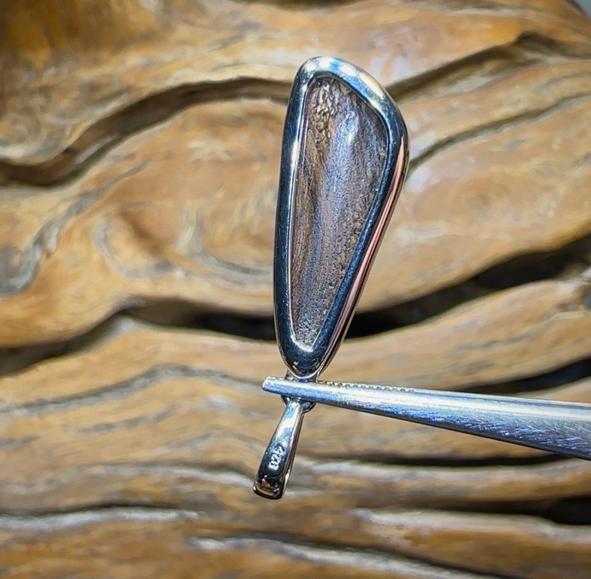 Sterling Silver - Solid Australian Boulder Opal Pendant - Opal Whisperers