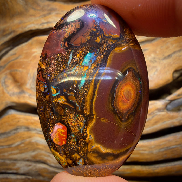 72.7cts - Tribal Yowah Nut Opal. Australian Opal