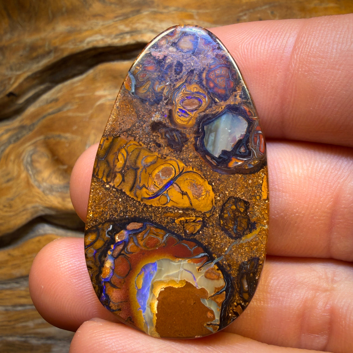Huge Left it till last Card! 102.2cts - Large Tribal Boulder Opal from Yowah