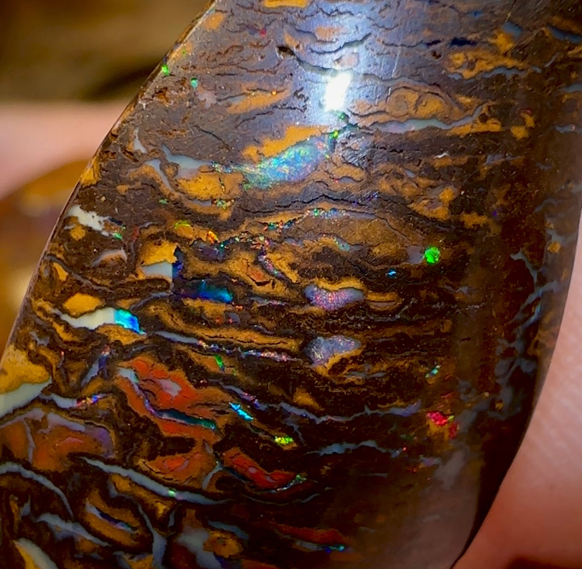 147.4cts - 3x Australian Boulder Opal Rubs. Yowah Opal - Opal Whisperers