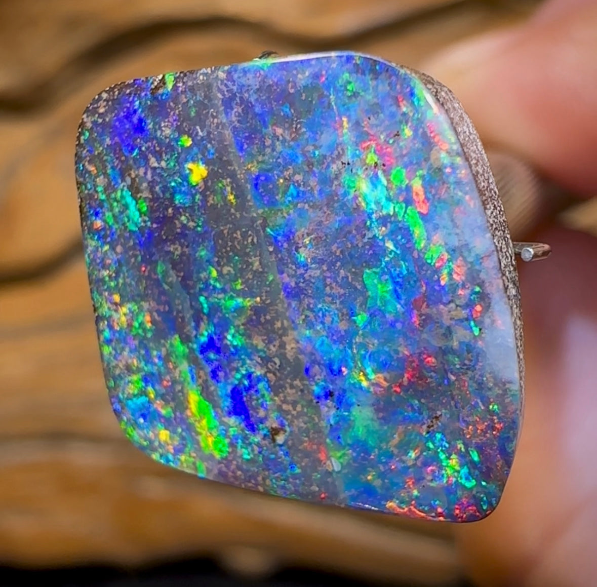 13.4cts - GEM Australian Boulder Seam Opal - Opal Whisperers