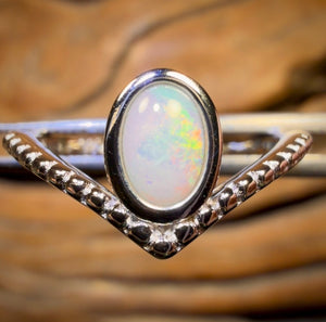 🔒Sterling Silber – Großhandelspaket mit 9 Ringen. Massiver Opalschmuck aus Südaustralien.