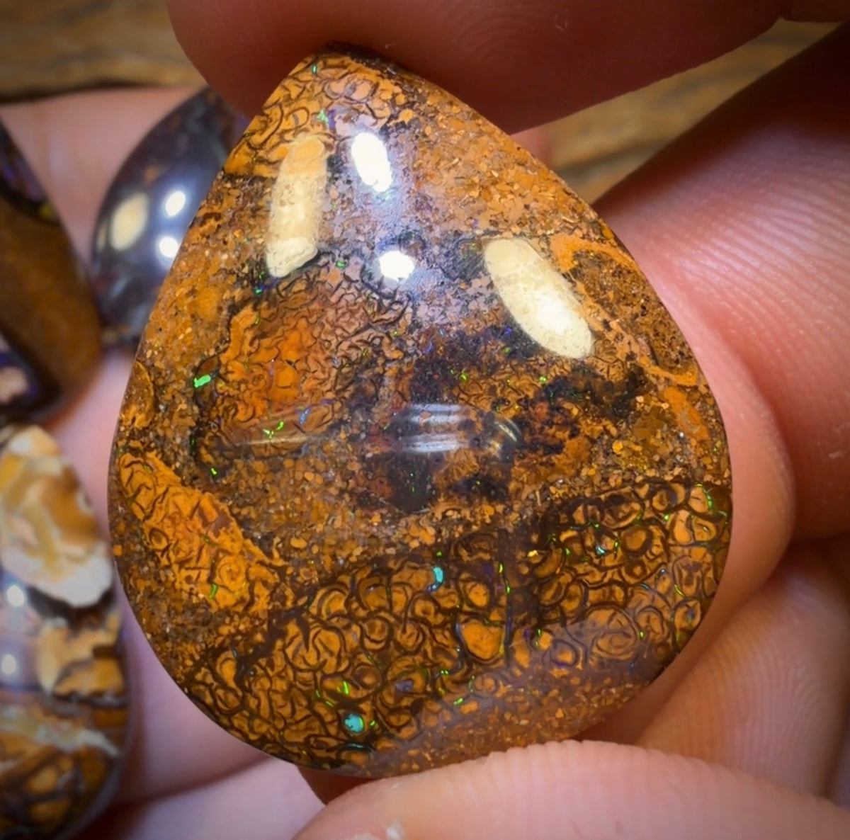 175.8cts - 5x Australian Tribal Boulder Opal’s. Wholesale Dealers Parcel