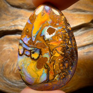 74.4cts - Tribal Yowah Nut Opal. Australian Opal