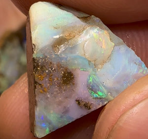 122.5cts - 11 x Queensland Boulder Opal Rough Rubs - Opal Whisperers