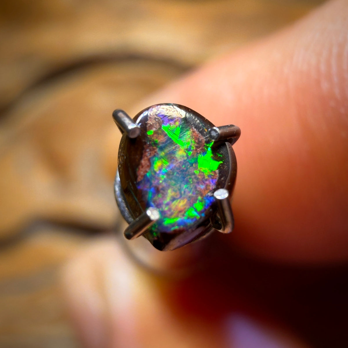0.4cts - Small but Sweet Yowah Nut Opal. Australian Opal