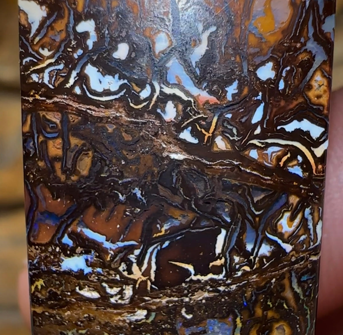 41.4cts - Tribal Australian Boulder Opal - Opal Whisperers