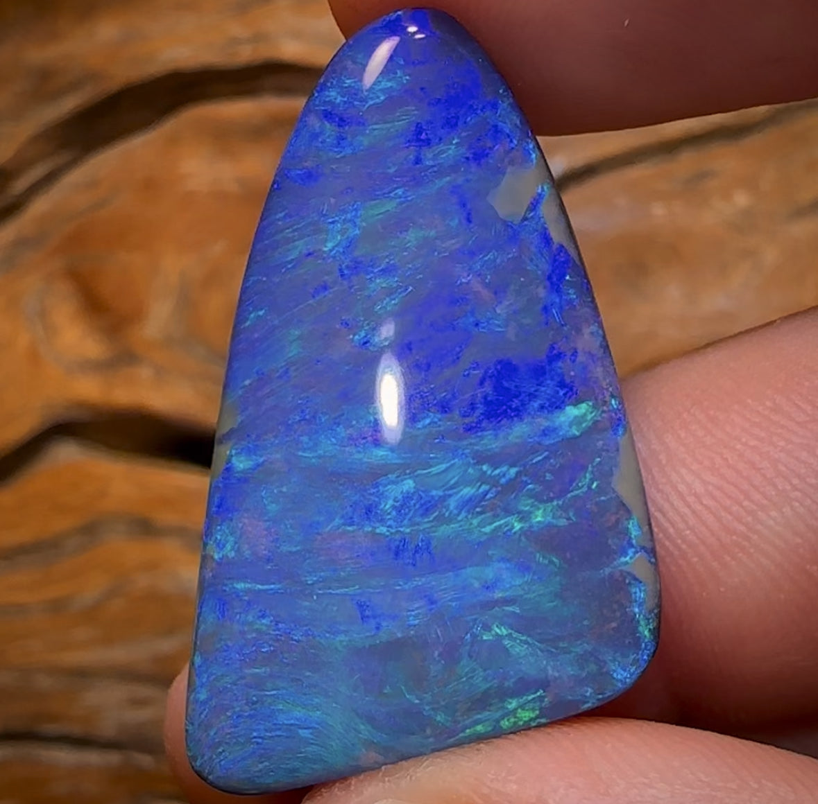 43.3cts - TOP GEM Queensland Boulder Seam Opal. Heritage Collection