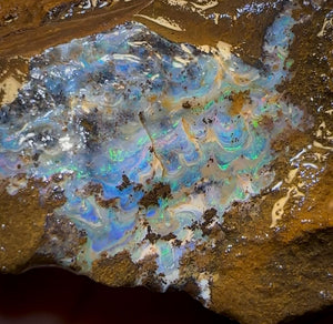 1107cts - 3x Queensland Boulder Opal Rough Parcel from Winton