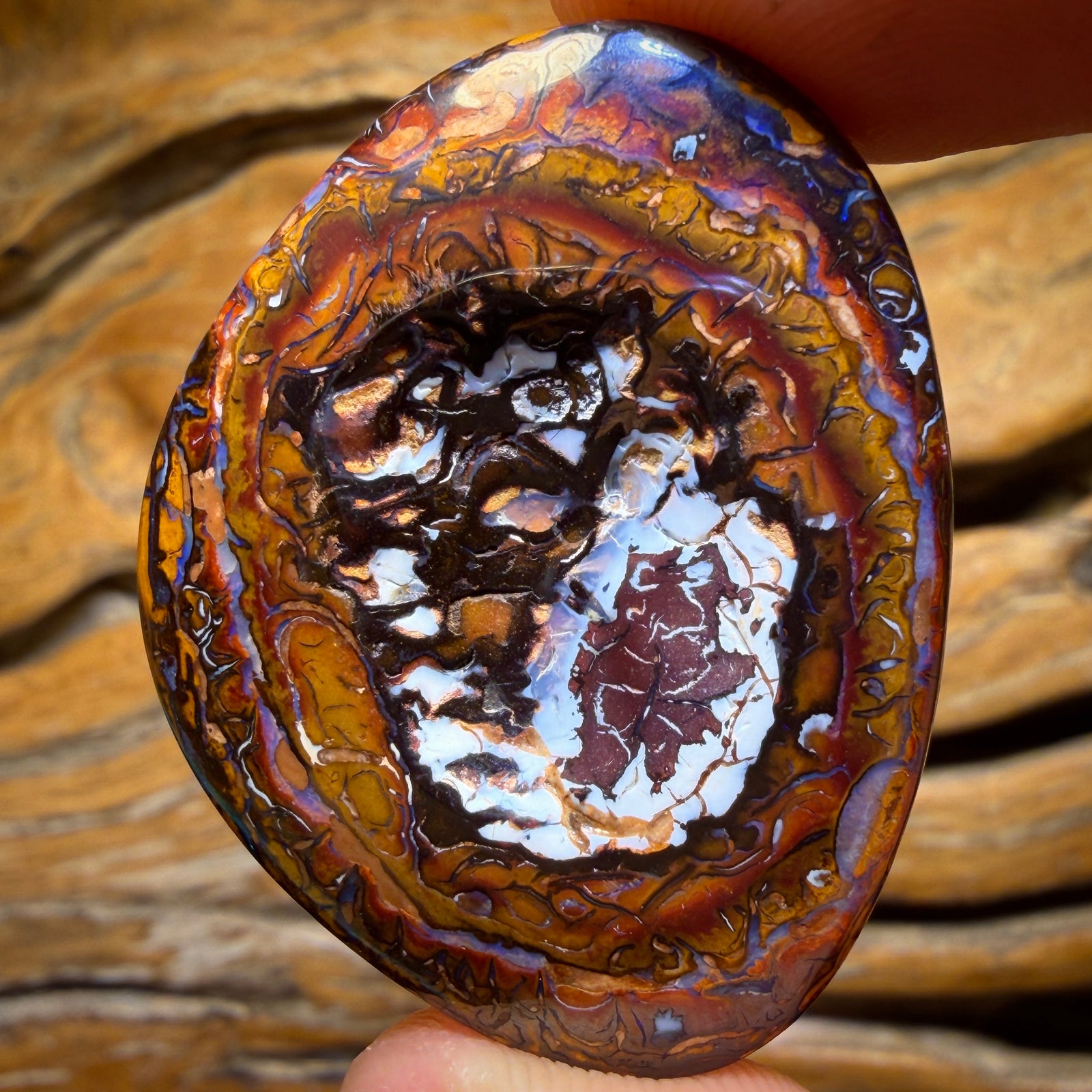 76.1cts - Tribal Queensland Boulder Opal from Yowah