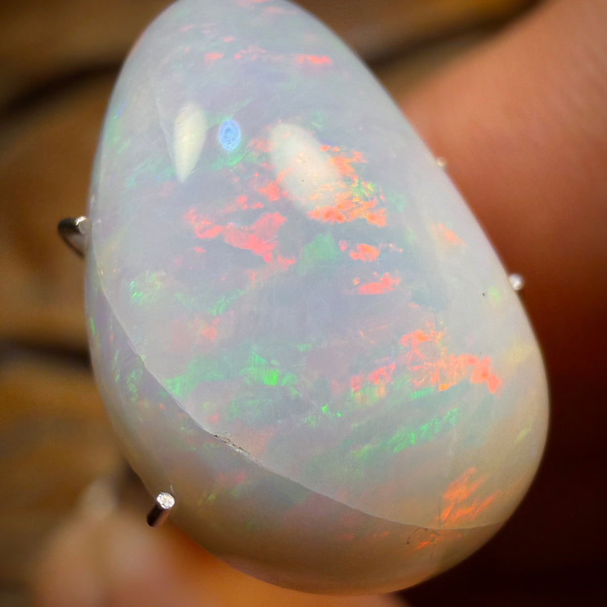 Wildcard! 7.1cts - South Australian White Opal from Coober Pedy