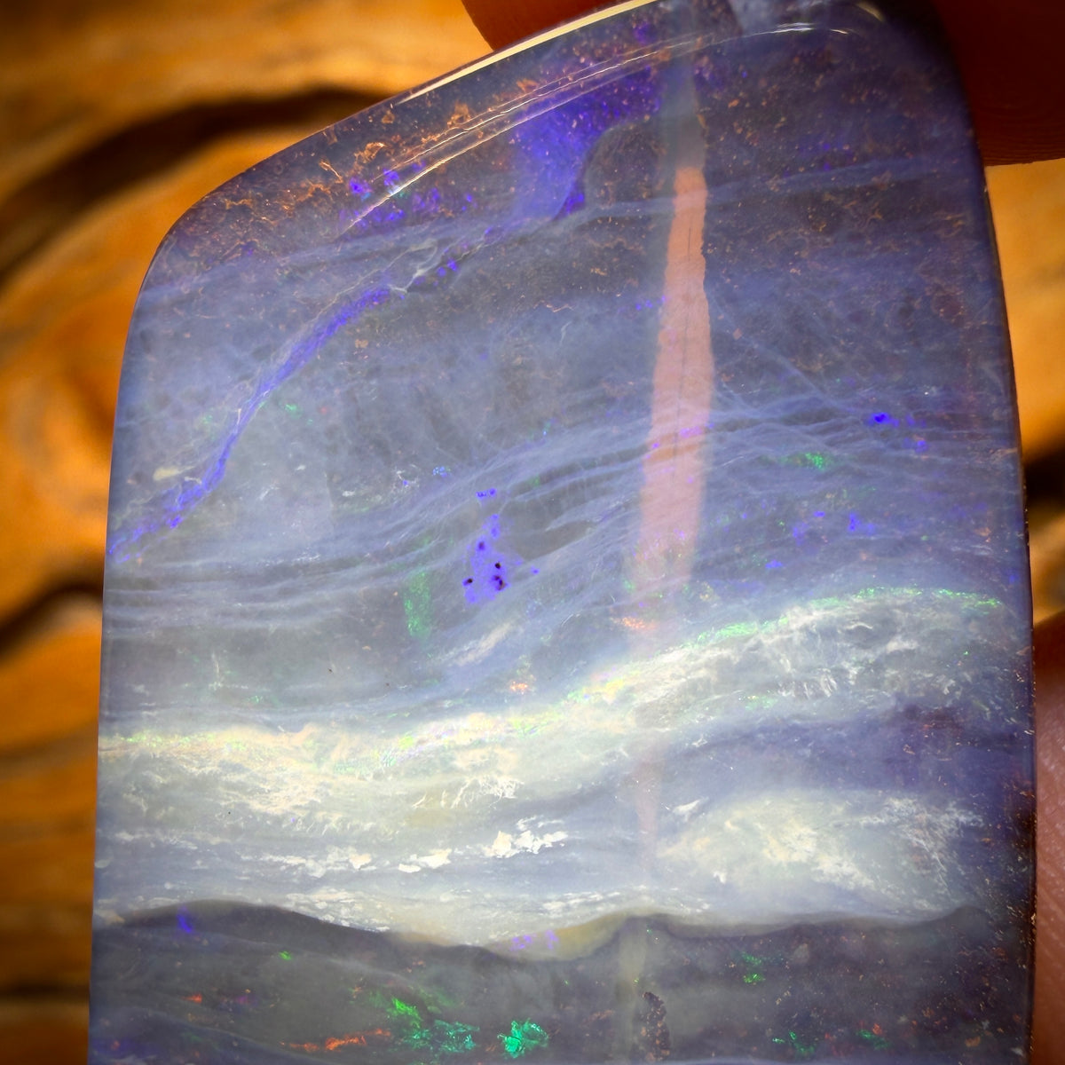 72cts - Large Queensland Boulder Seam Opal Picture Landscape Stone