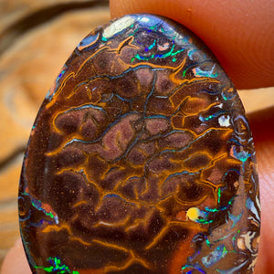 24.5cts - Tribal Queensland Boulder Opal from Koroit