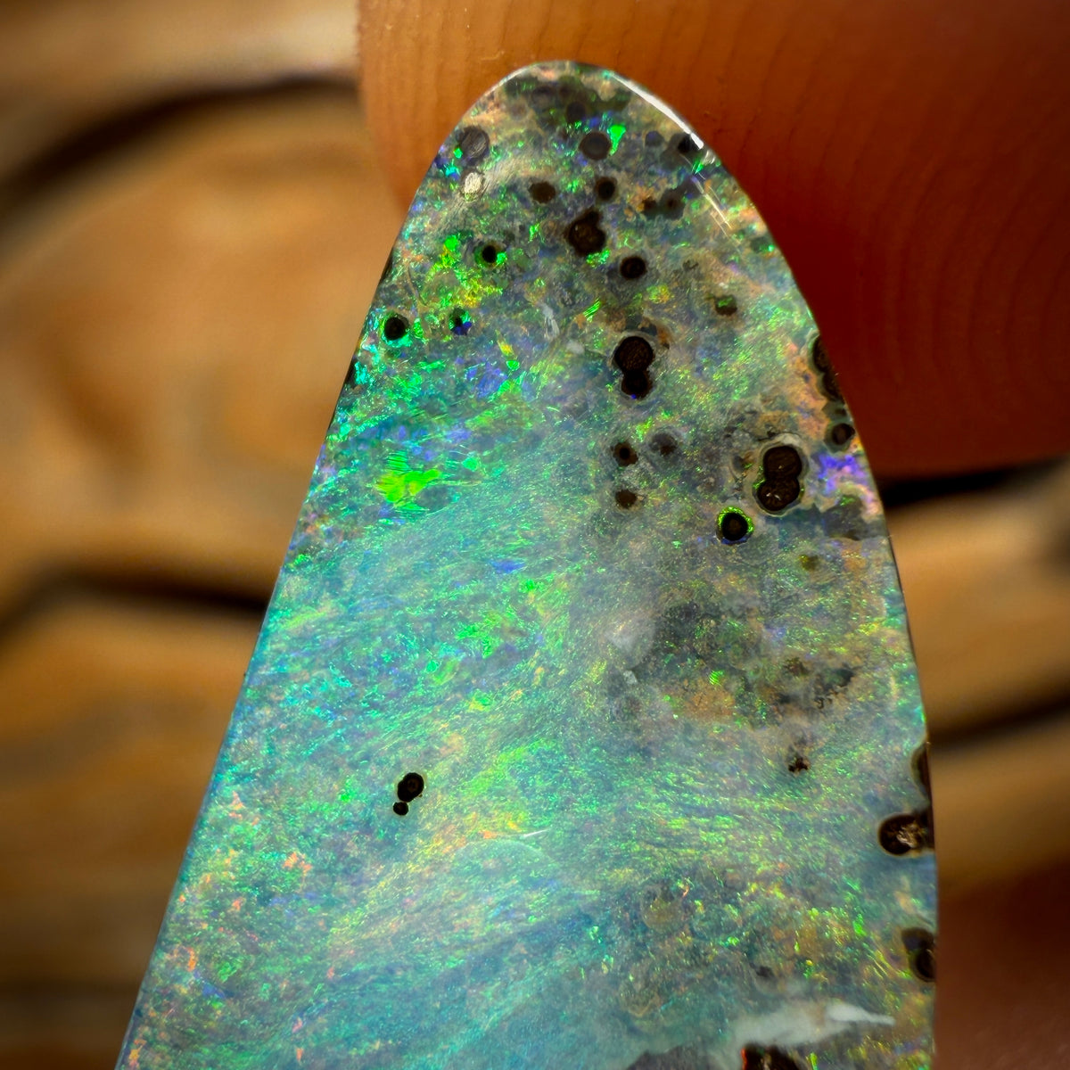 12.2cts - Top Reef Pattern Big Queensland Boulder Seam Opal