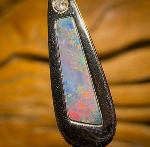 🔨 AUCTION 🔨 No Reserve Sterling Silver - Queensland Boulder Opal Doublet Pendant