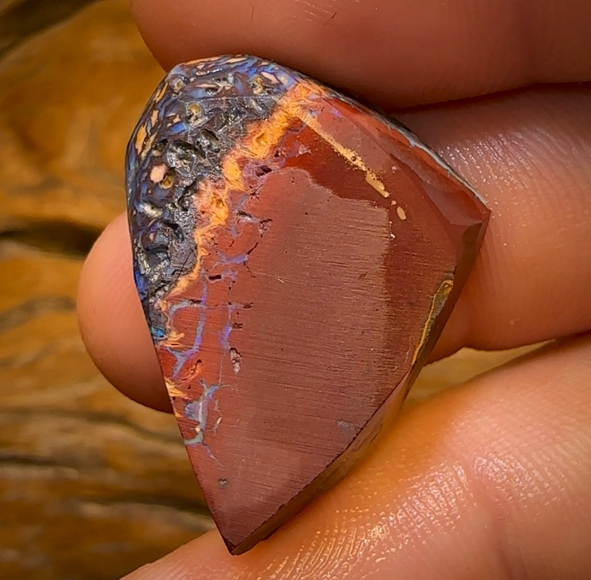 38.9cts - Yowah Nut Tribal Opal Rub