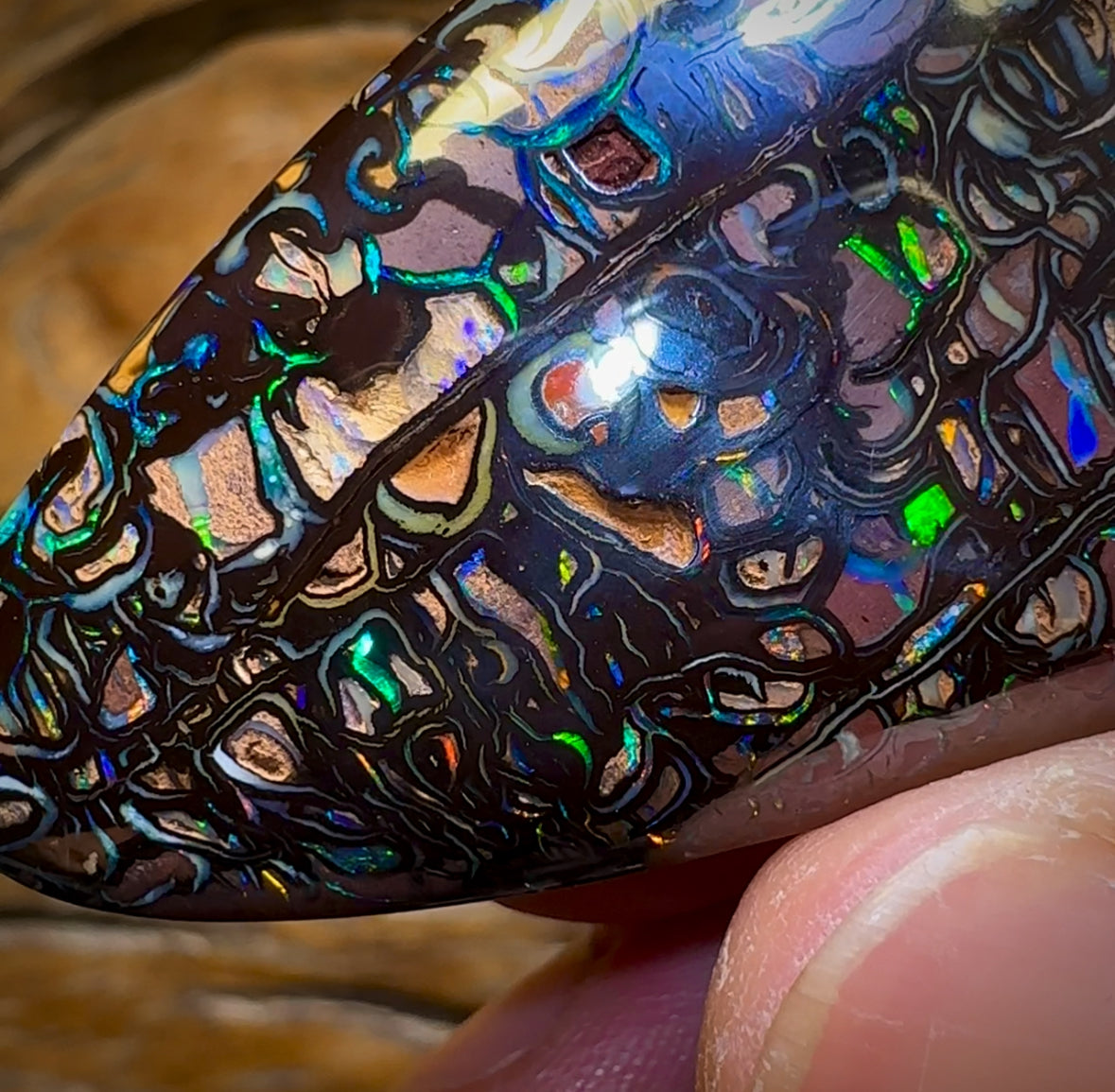 124.6cts - Art of Opal Quality Top Tribal Queensland Boulder Opal