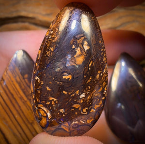 112.5cts - 3x Australian Tribal Boulder Opal’s. Wholesale Dealers Parcel