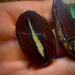201.8cts - Super Rare Yowah Nut Crystal Centre Opal Trio Parcel. Australian Opal