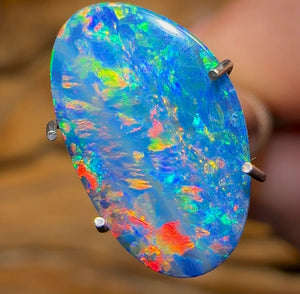 1.9cts - Australian Boulder Opal Doublet - Opal Whisperers