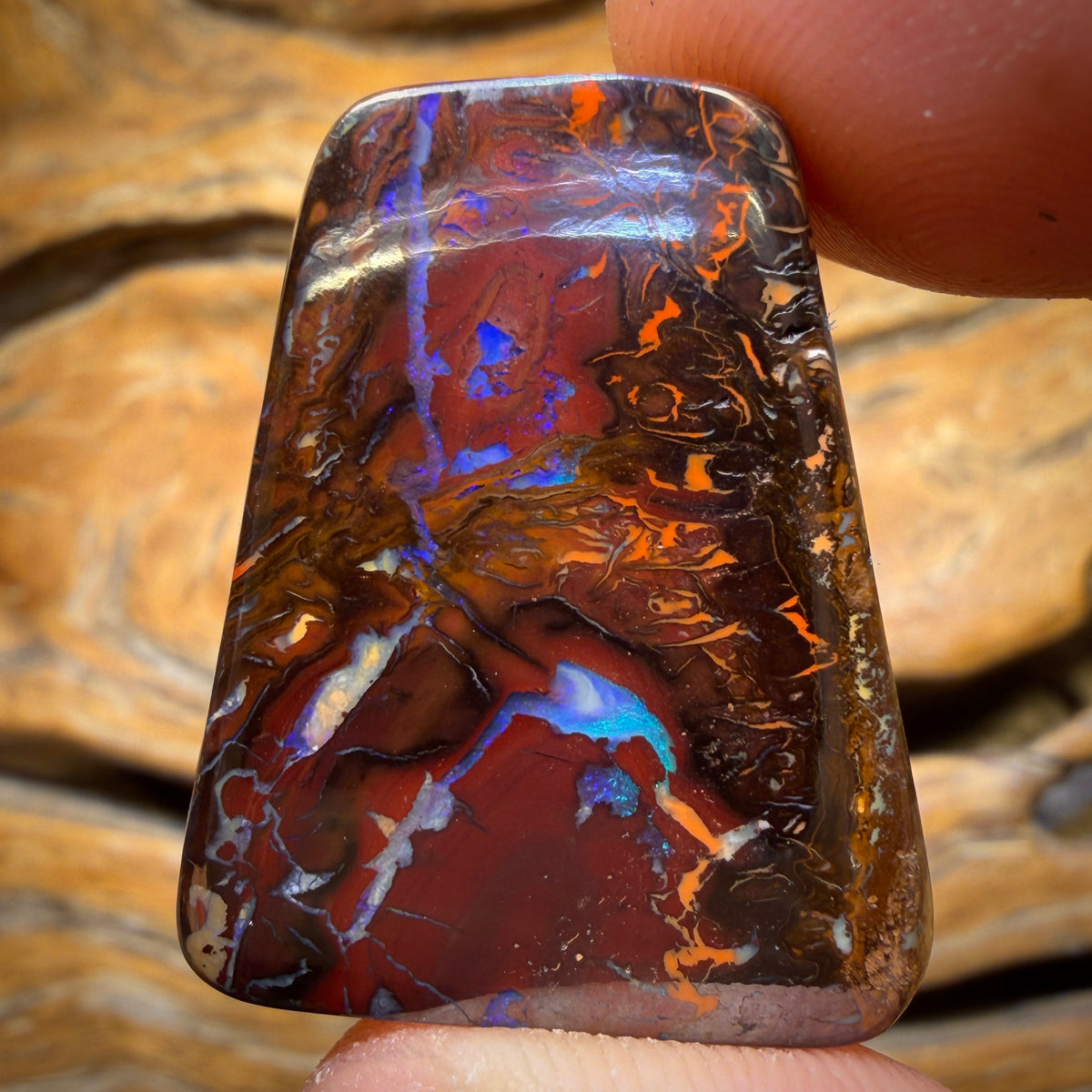 78.2cts - Tribal Yowah Nut Opal. Double Sided