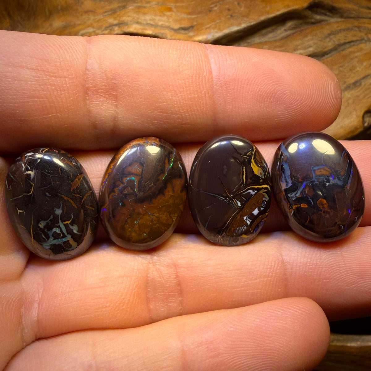 78.7cts - 4x Australian Tribal Boulder Opal’s. Wholesale Parcel