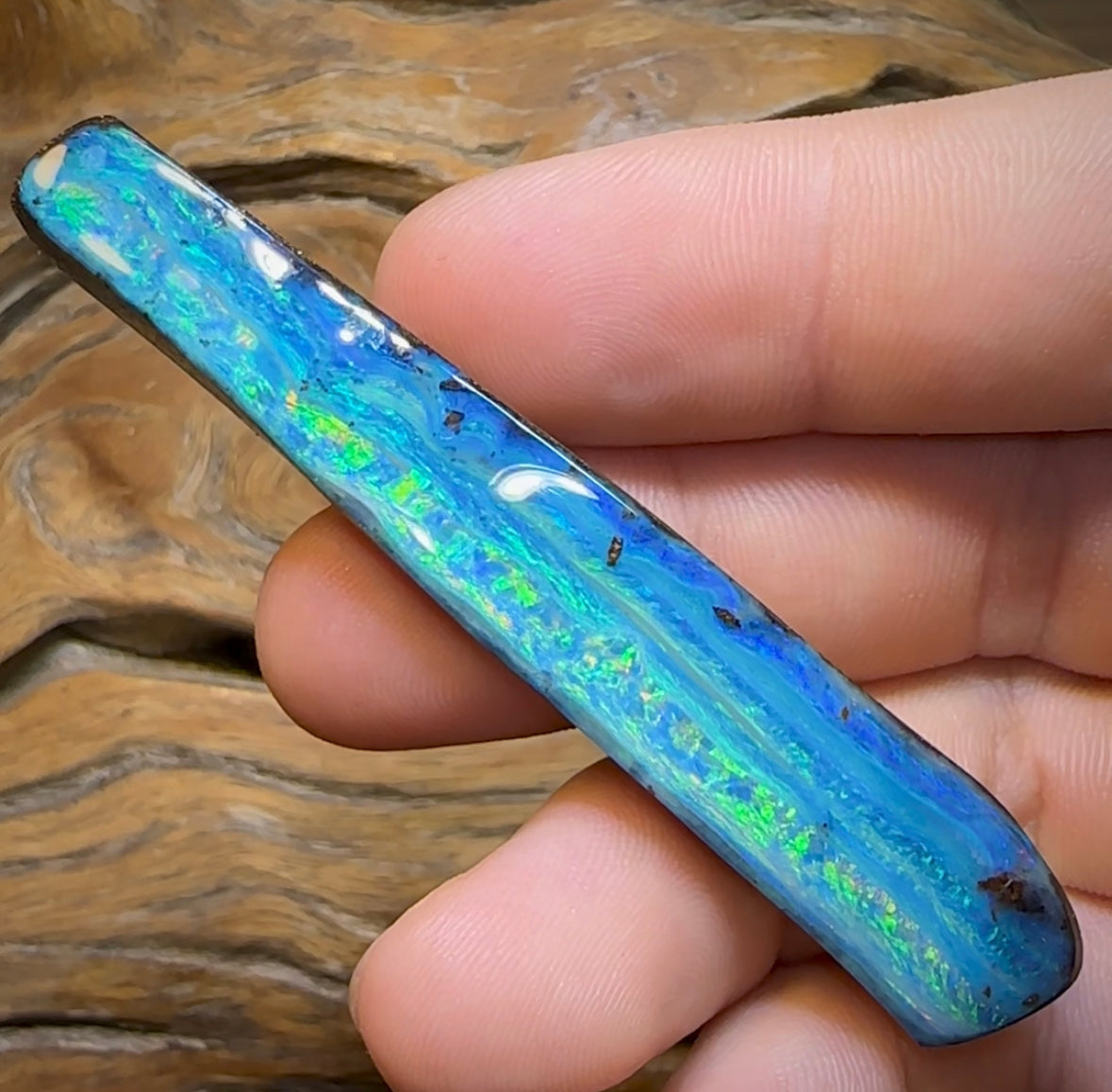 86cts - HUGE Gem Quality Australian Boulder Opal from Winton - Opal Whisperers