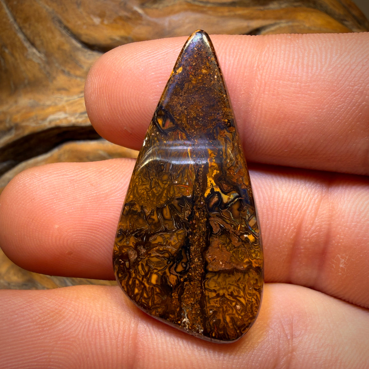 50.4cts - Tribal Yowah Nut Opal. Australian Opal