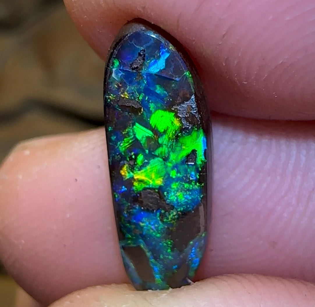 3.3cts - Solid Queensland Boulder Opal - Opal Whisperers