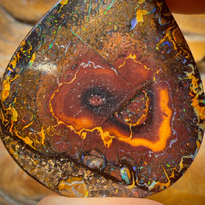 WILDCARD! 51.1cts - Tribal Yowah Nut Opal. Australian Opal