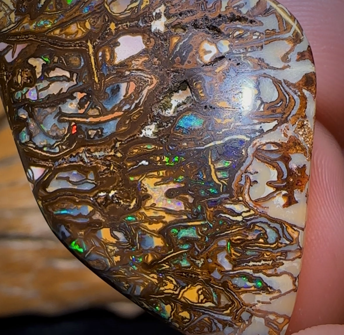 81.1cts - Tribal Australian Boulder Opal. Double Sided BARGAIN