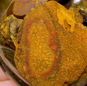 130.4g - Jar of Rough Australian Boulder Opal