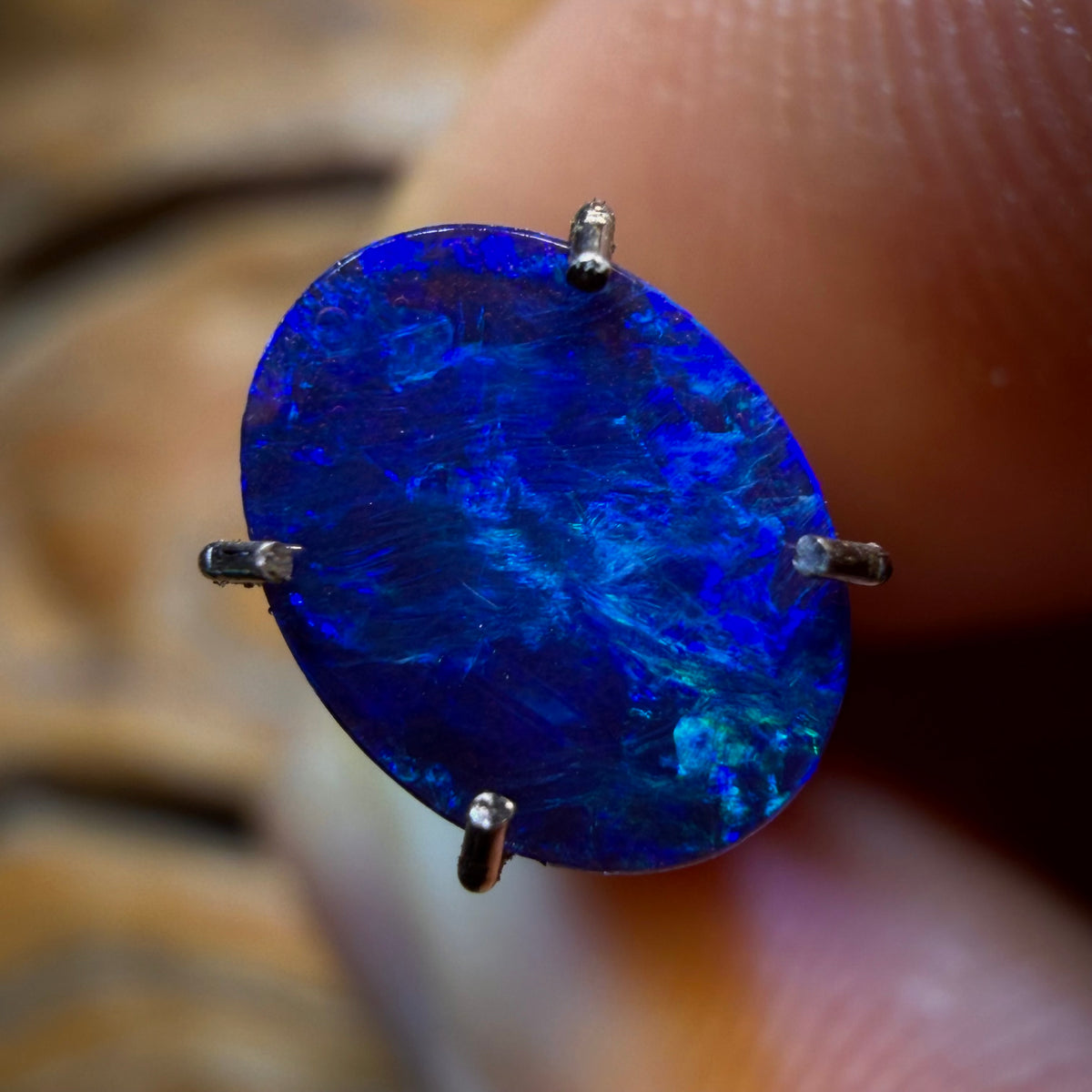 Dad Card! 0.8cts - Australian Boulder Opal Doublet