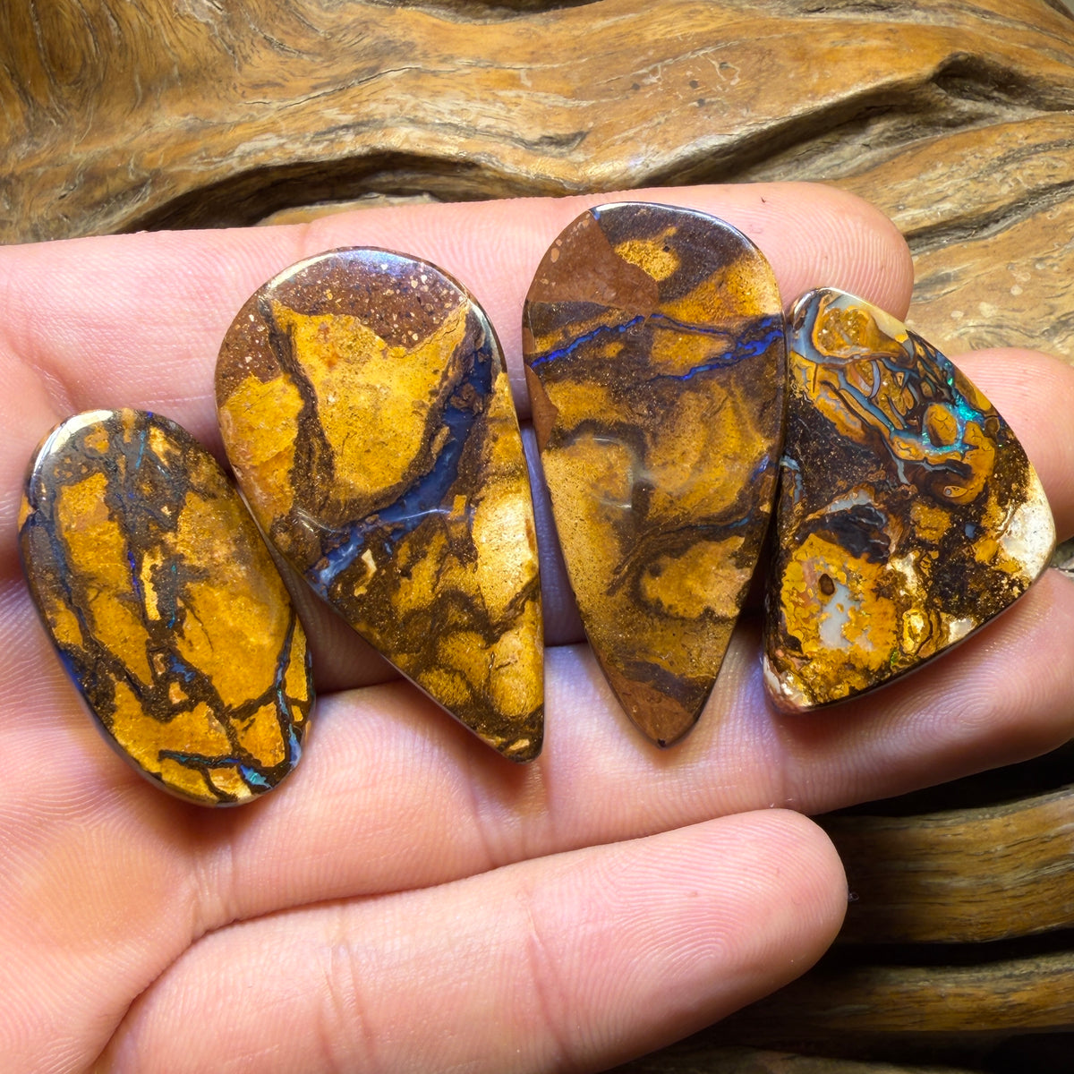 Get One Free Card! 136.1cts - Yowah Nut Tribal Family Parcel. Australian Opal