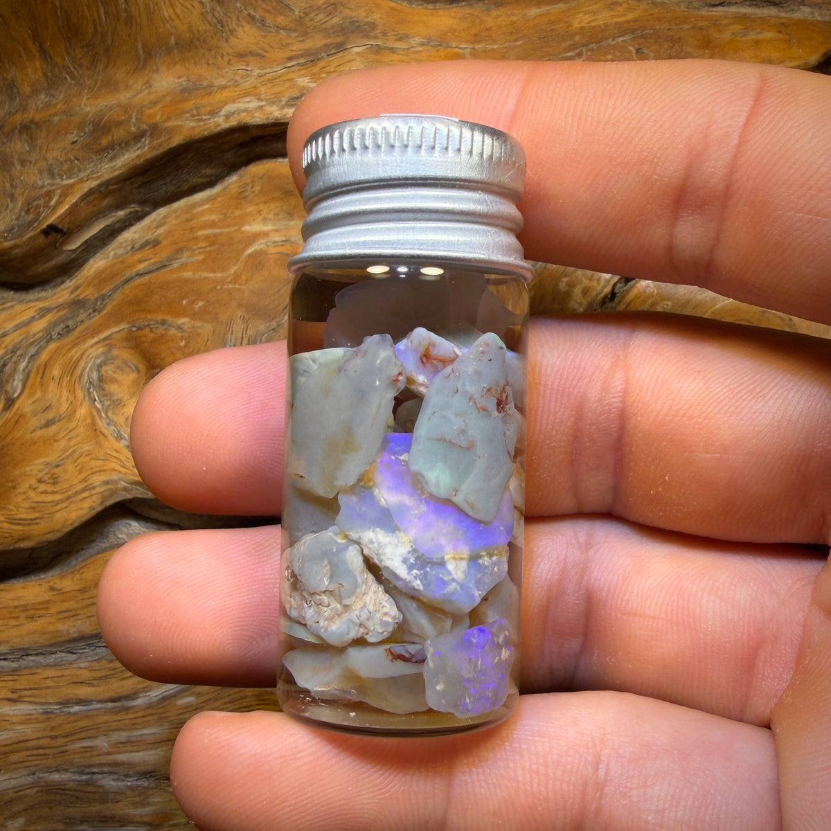 50.4cts - Lightning Ridge Opal Vial
