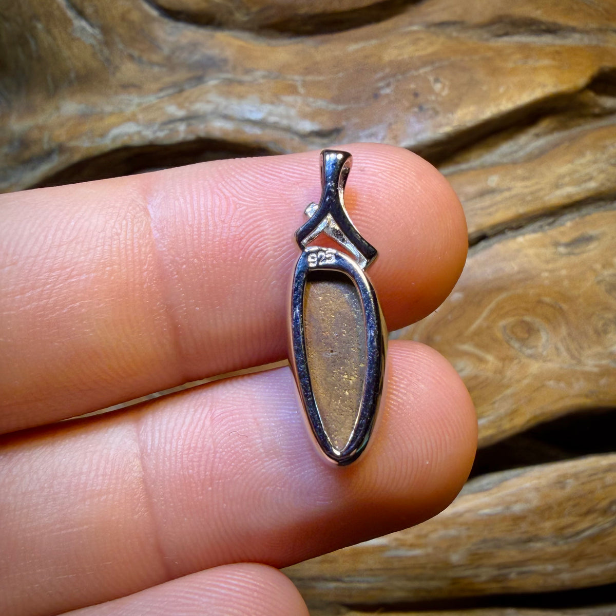 Sterling Silber - Queensland Boulder Opal Doublet Anhänger