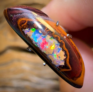 6.5cts - RARE Yowah Nut Crystal Centre Opal