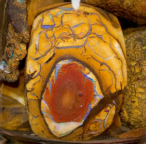 130.6g - Jar of Rough Australian Boulder Opal