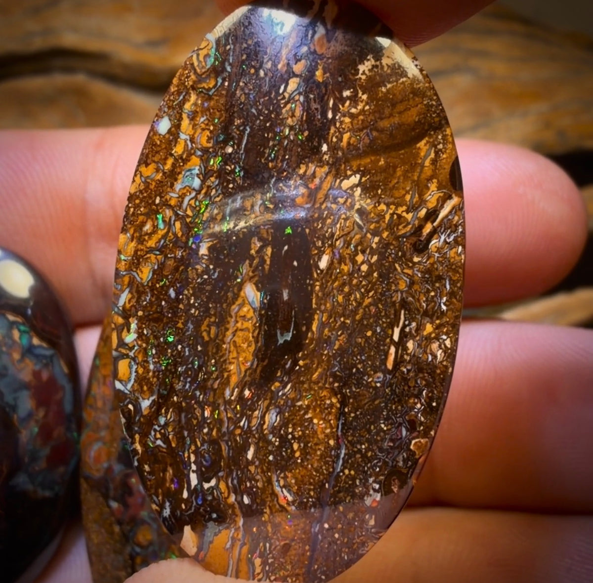 138.7cts - 3x Australian Tribal Boulder Opal’s. Wholesale Dealers Parcel