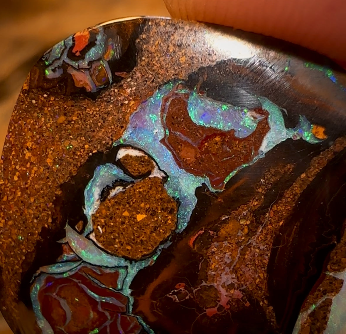 16.4cts - Tribal Queensland Boulder Opal