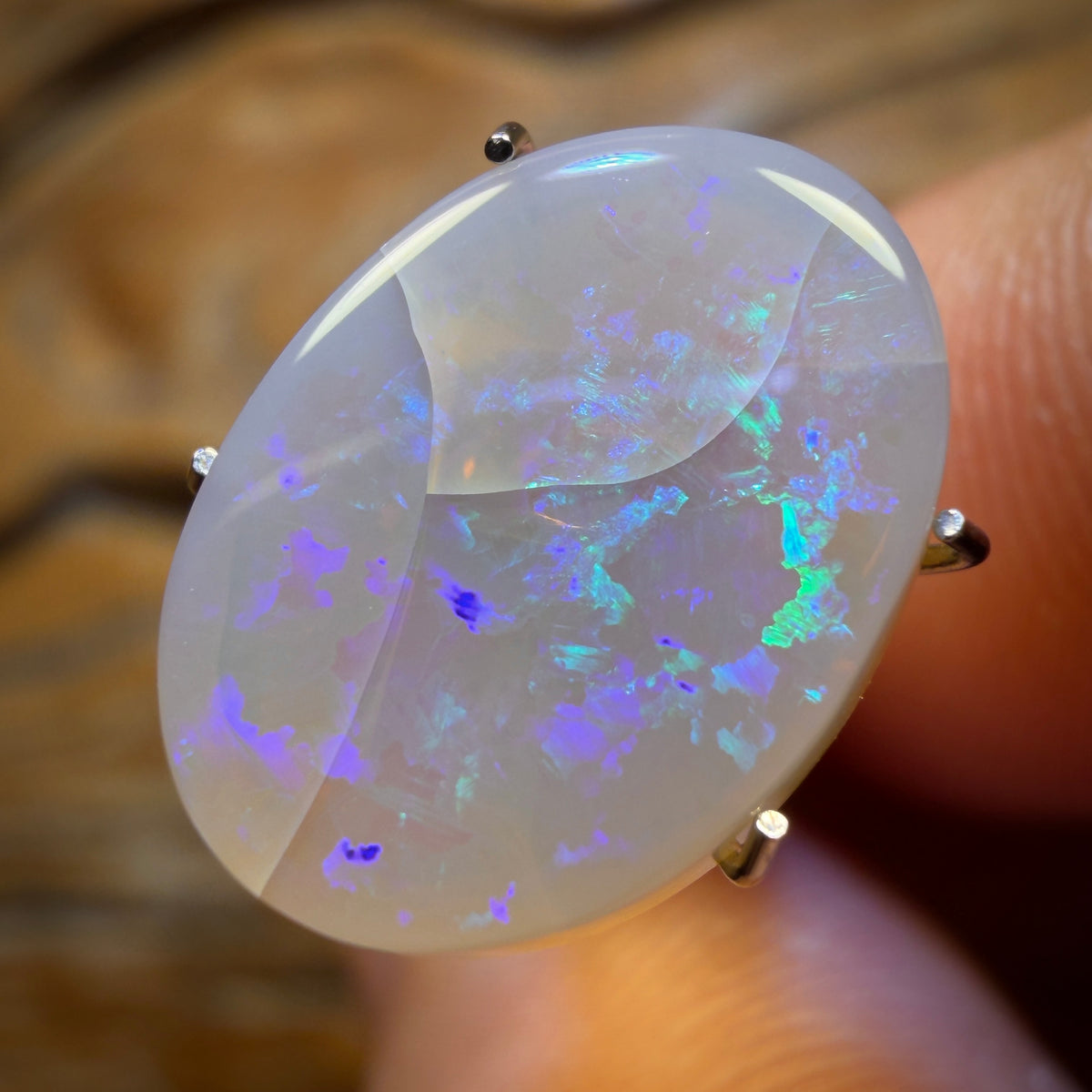 🔨 AUCTION 🔨 No Reserve  3.7cts - Rare Mintabie Australian Dark Opal