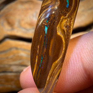 39 x 10mm - Drilled Tribal Queensland Boulder Opal